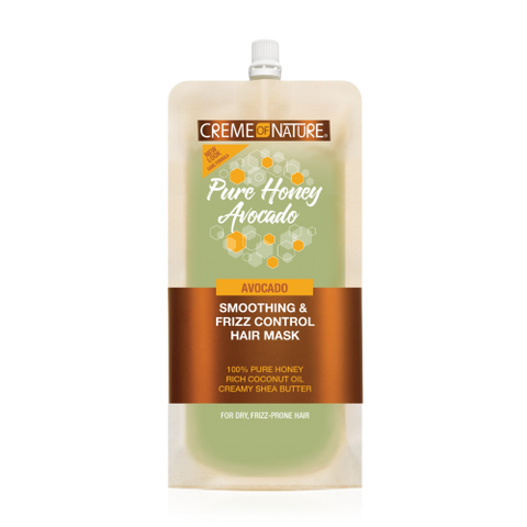 Pure Honey Avocado Smoothing & Frizz Control Hair Mask 3.8oz by CREME OF NATURE