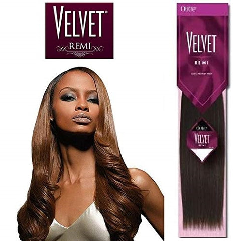 VELVET REMI 100% Human Hair Yaki Weave 8"-14" by OUTRE