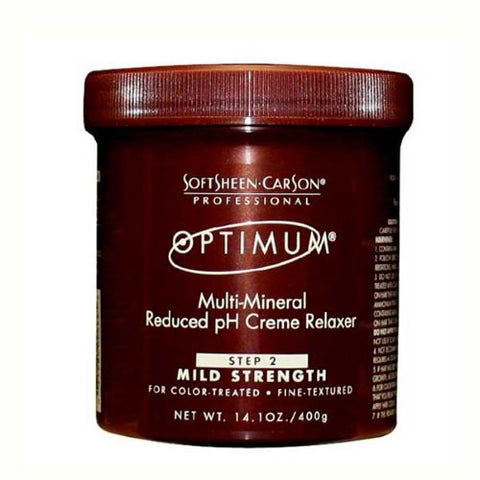OPTIMUM Multi-Mineral Reduced pH Creme Relaxer - Mild Strength 14oz