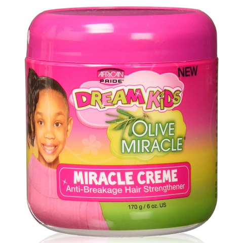 DREAM KIDS Olive Miracle Miracle Creme Anti-Breakage Hair Strengthener 6oz by AFRICAN PRIDE