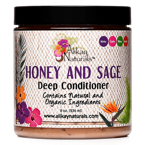 HONEY AND SAGE Deep Conditioner 8oz by ALIKAY NATURALS