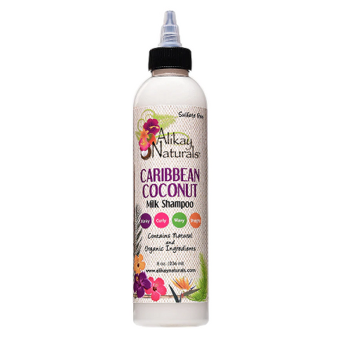 CARIBBEAN COCONUT Milk Shampoo 8oz by ALIKAY NATURALS