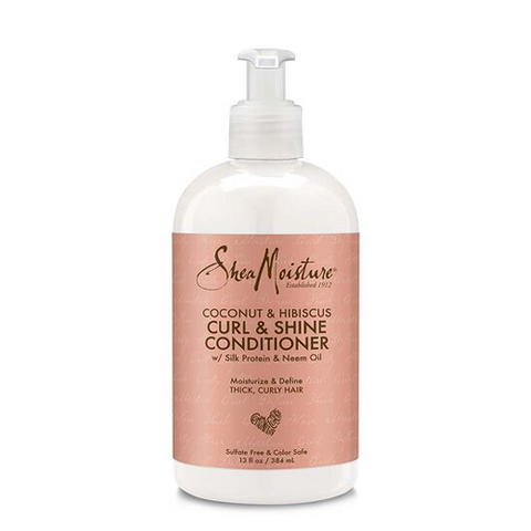 Coconut Hibiscus Curl & Shine Conditioner 12oz by SHEA MOISTURE