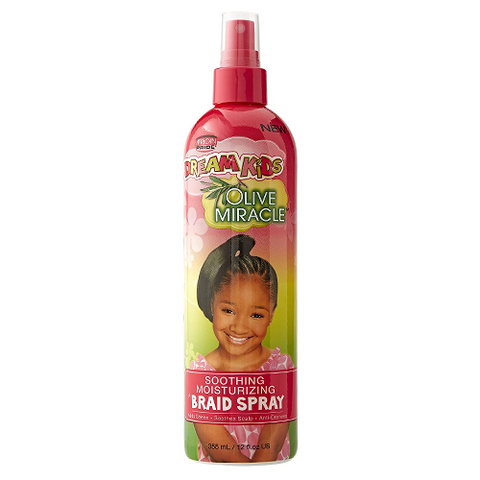 DREAM KIDS Olive Miracle Moisturizing Braid Spray 12oz by AFRICAN PRIDE