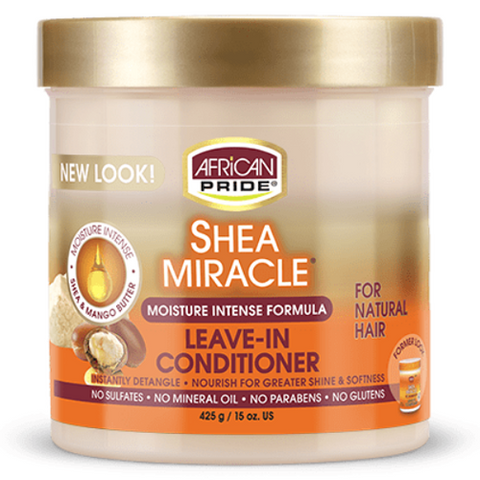 SHEA MIRACLE Leave-In Conditioner 15oz by AFRICAN PRIDE