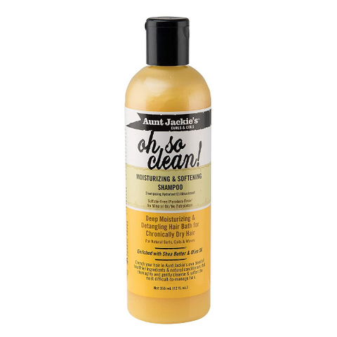 OH SO CLEAN! Moisturizing & Softening Shampoo 12oz by AUNT JACKIE'S