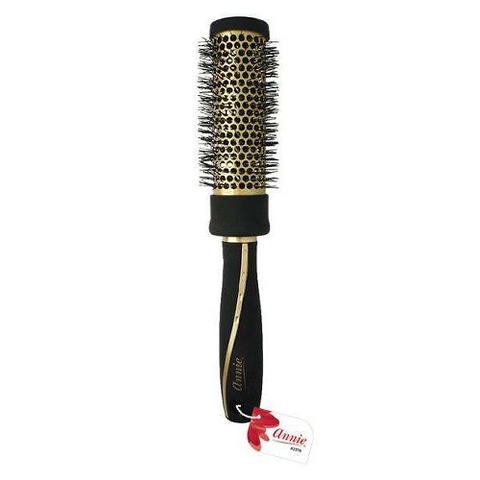 Ceramic Thermal Brush Gold Metallic Stripe 1 1/2" Diameter Barrel by ANNIE