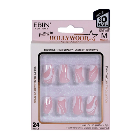 3D NAIL Falling in Hollywood Collection by EBIN NEW YORK