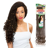 2X MAMBO GODDESS LOCS STRAIGHT Crochet Braid 20" by JANET COLLECTION