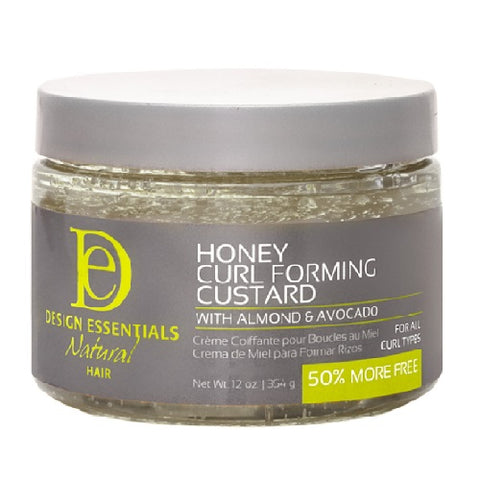 Almond & Avocado Honey Curl Forming Custard 12oz by DESIGN ESSENTIALS