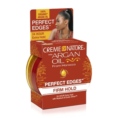 Argan Oil Perfect Edges Regular Gel 2.25oz by CREME OF NATURE
