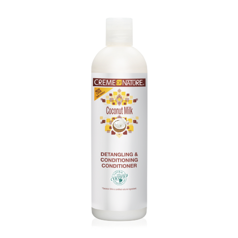 Coconut Milk Detangling & Conditioning Conditioner 12oz by CREME OF NATURE
