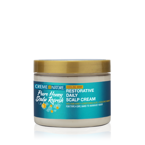 Pure Honey Scalp Refresh Restorative Daily Scalp Cream 4.76oz by CREME OF NATURE
