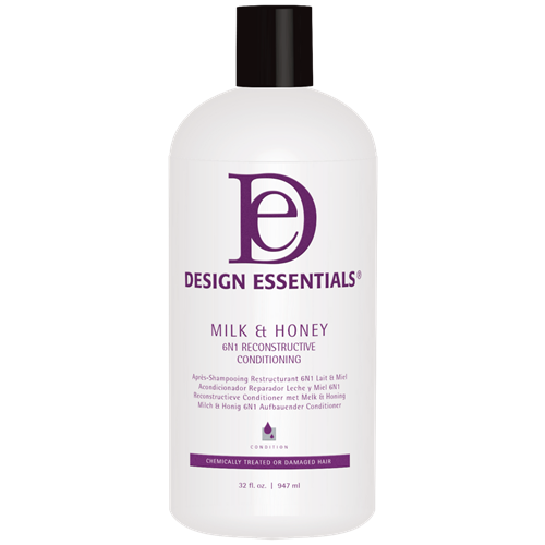DESIGN ESSENTIALS Milk & Honey 6N1 Reconstructive Condtioner 32 oz BB 05/27