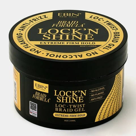 BRAID FORMULA LOCK'N SHINE - Loc Twist & Braid Gel by EBIN NEW YORK