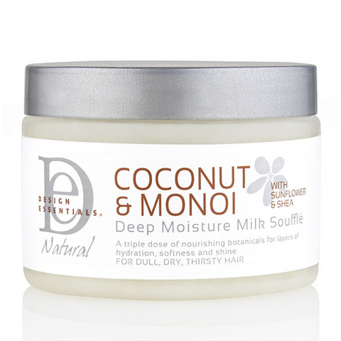 Coconut & Monoi Deep Moisture Milk Souffle 12oz by DESIGN ESSENTIALS