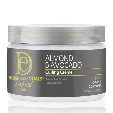 Almond & Avocado Curling Crème 12oz by DESIGN ESSENTIALS