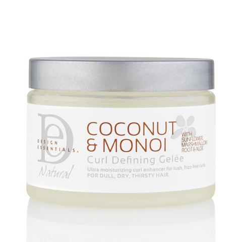 Coconut & Monoi Curl Defining Gelée 12oz by DESIGN ESSENTIALS