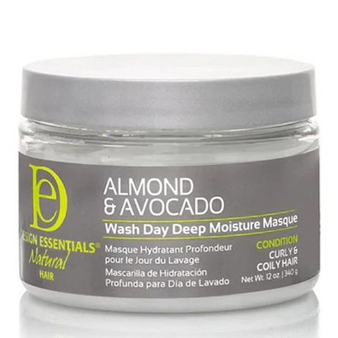 Almond & Avocado Wash Day Deep Moisture Masque 12oz by DESIGN ESSENTIALS
