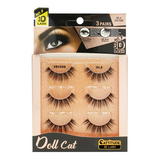 CATTITUDE 3D LASH - Doll Cat 3 Pairs ISLA by EBIN NEW YORK