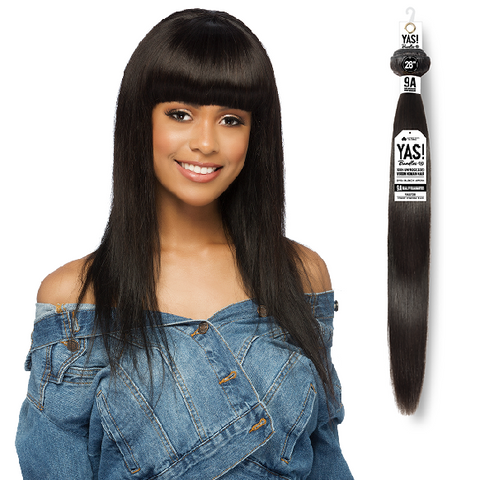 YAS! bundles 100% Unprocessed Virgin Human Hair Straight 10"-28" by VIVICA FOX COLLECTION