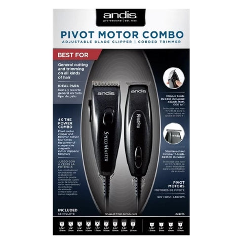 PivotPro Trimmer & SpeedMaster Clipper Combo by ANDIS