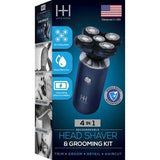 Hot & Hotter 4 in 1 Head Shaver & Grooming Kit by ANNIE