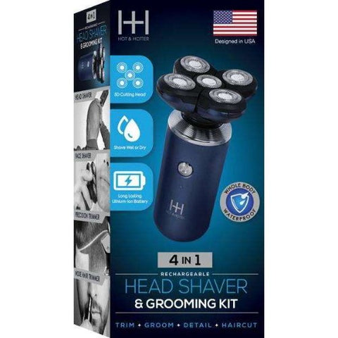 Hot & Hotter 4 in 1 Head Shaver & Grooming Kit by ANNIE