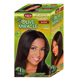 OLIVE MIRACLE Deep Conditioning No Lye Relaxer Touch Up Kit by AFRICAN PRIDE