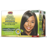 OLIVE MIRACLE Deep Conditioning No-Lye Relaxer Kit by AFRICAN PRIDE