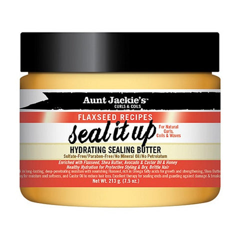 SEAL IT UP Flaxseed Hydrating Sealing Butter 7oz by AUNT JACKIE'S