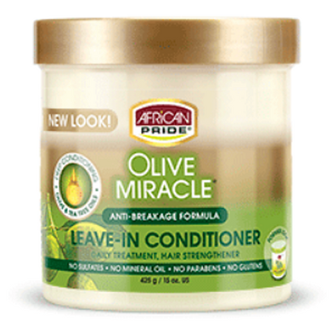 OLIVE MIRACLE Leave-In Conditioner 15oz by AFRICAN PRIDE