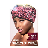 Ms. Remi Leopard Silky Mesh Wrap by ANNIE