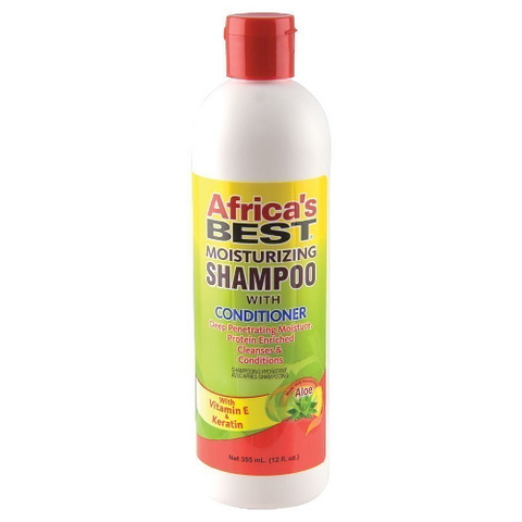 Moisturizing Shampoo With Conditioner 12oz by AFRICA'S BEST