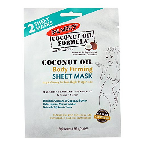 Coconut Oil Body Firming Sheet Mask 0.84oz by PALMER'S