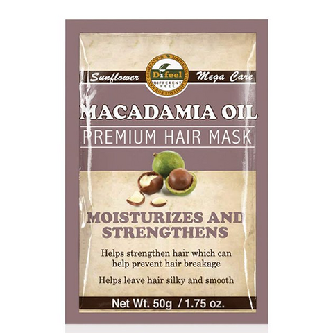 Macadamia Oil Premium Hair Mask 1.75oz by DIFEEL