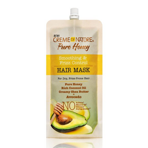 Pure Honey Smoothing & Frizz Control Hair Mask Avocado 3.8oz by CREME OF NATURE