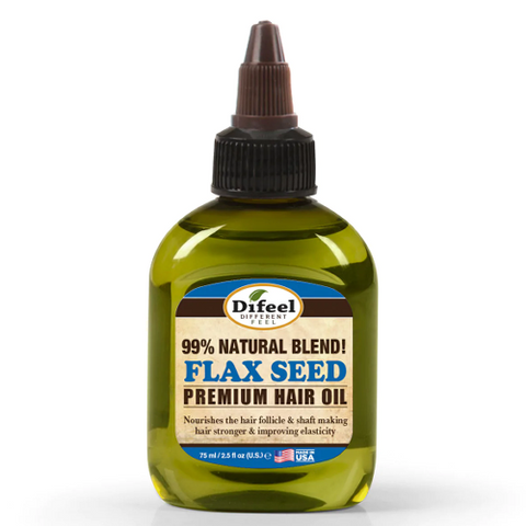 Flaxseed Premium Hair Oil 2.5oz by DIFEEL