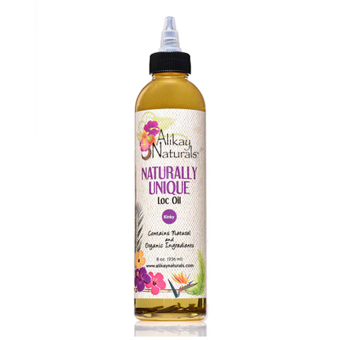 NATURALLY UNIQUE Loc Oil 8oz by ALIKAY NATURALS