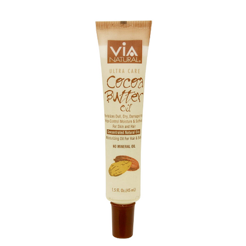Cocoa Butter Oil Tube 1.5oz by VIA NATURAL