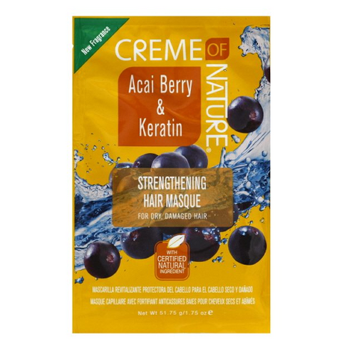 Acai Berry & Keratin Masque 1.75oz by CREME OF NATURE