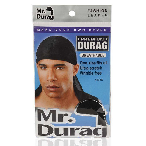 Mr. Durag Premium Durag Black Ultra Stretch by ANNIE