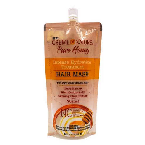 Pure Honey Intense Hydration Treatment Mask Yogurt 3.8oz by CREME OF NATURE