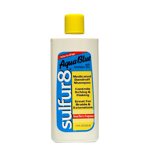 Aqua Blue Dandruff Shampoo 8oz by SULFUR 8