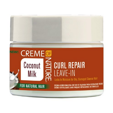 Coconut Milk Curl Repair Leave-In Conditioning Cream 11.5oz by CREME OF NATURE