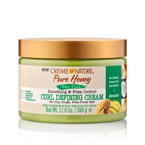 Pure Honey Hair Food Avocado Curl Cream 11.5oz by CREME OF NATURE