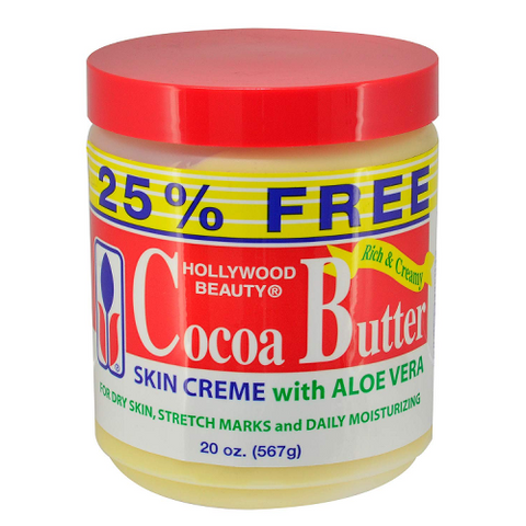 Cocoa Butter Skin Creme with Aloe Vera 20oz by HOLLYWOOD BEAUTY