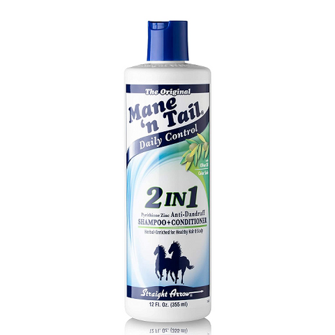 Anti Dandruff 2-in-1 Shampoo & Conditioner 12oz by MANE 'N TAIL