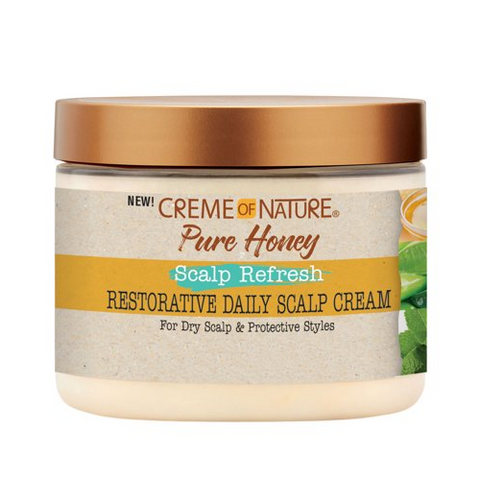 Pure Honey Scalp Refresh Restorative Daily Scalp Cream 4.76oz by CREME OF NATURE