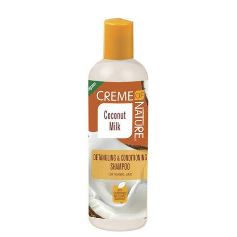 Coconut Milk Detangling & Conditioning Shampoo 12oz by CREME OF NATURE